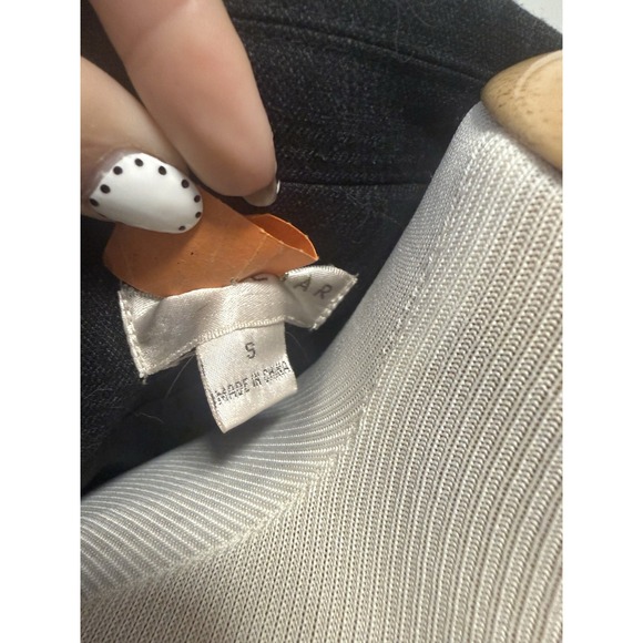 Kenar Womens Casual jacket blazer Dark gray lined button Size Small - Picture 3 of 5